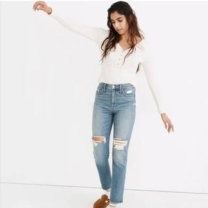 Madewell The Perfect Vintage Jean in Denman Wash Size 23